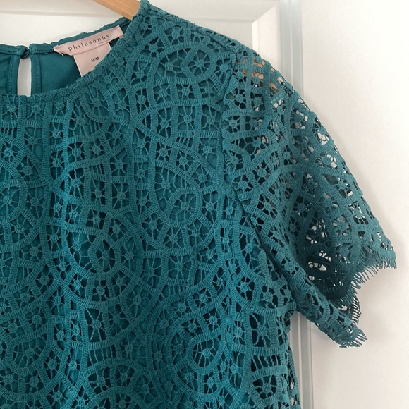 Philosophy lace crochet top | great condition | smoke-free pet free home - Picture 3 of 13